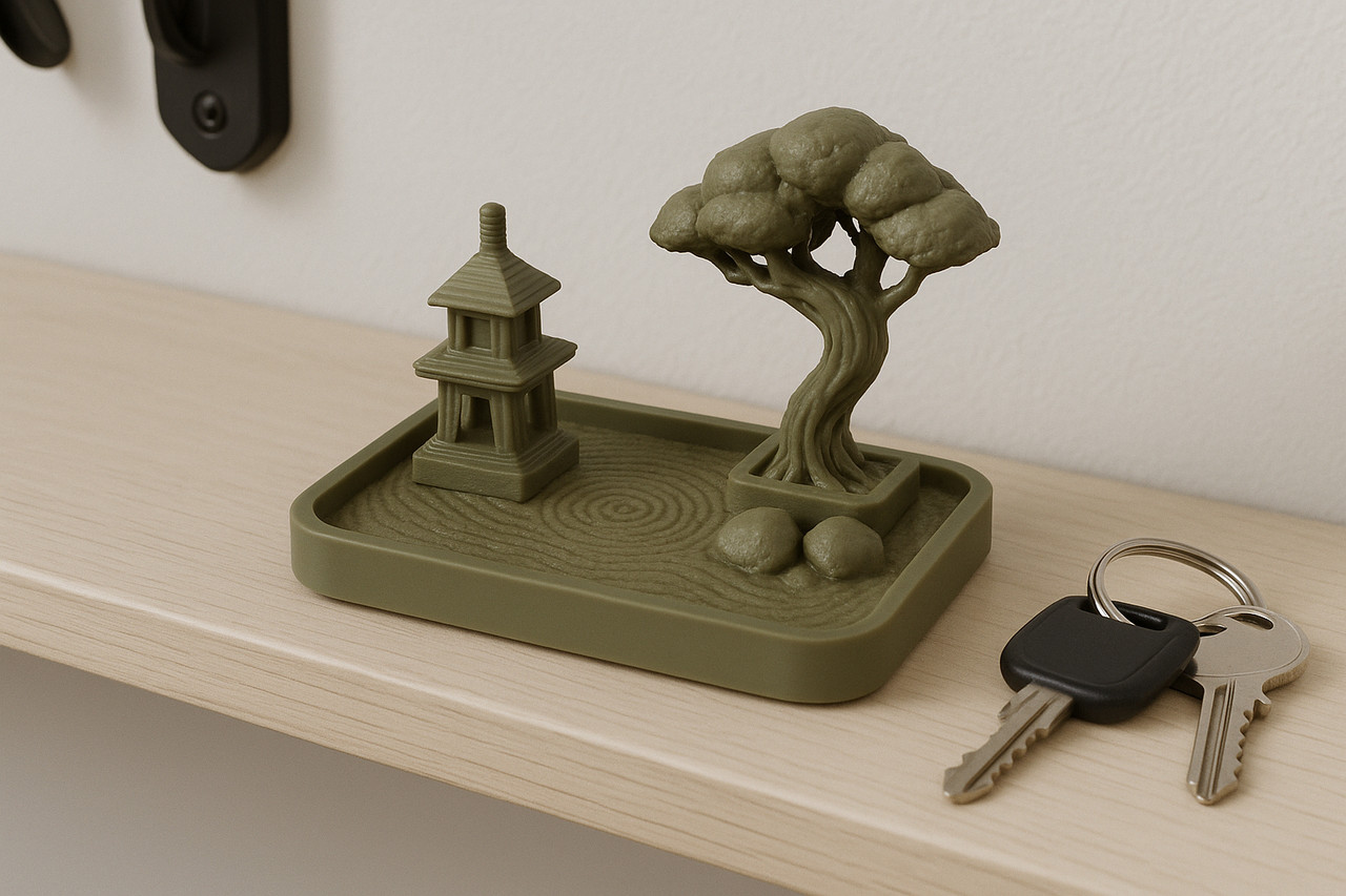 Дзен сад / Міні сад спокою  Подарунок, антистрес, декор, набір для релаксу, фото 1