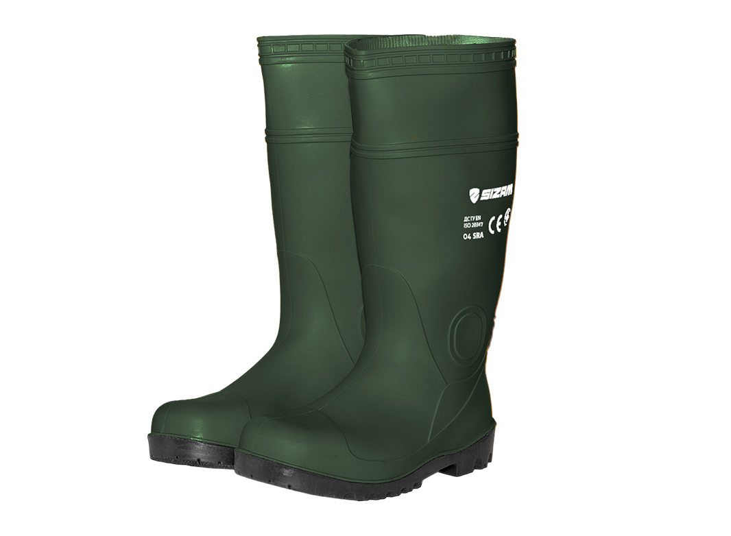 Спецобуття робоче чоботи гумові "Baltimore Light Green" Sizam, фото 1
