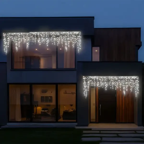 Гірлянда Бахрома Вулична 50 метрів 905 led | IP44 | Iceclude, фото 1