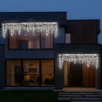 Гірлянда Бахрома Вулична 50 метрів 905 led | IP44 | Iceclude