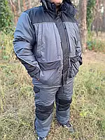 Зимовий костюм  Даймонд  СіроЧорний  - 30  градусів .Висока якість