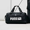 Чоловіча спортивна сумка Puma чорна для тренувань сумка жіноча Пума міська дорожня міська для спортзалу, фото 2