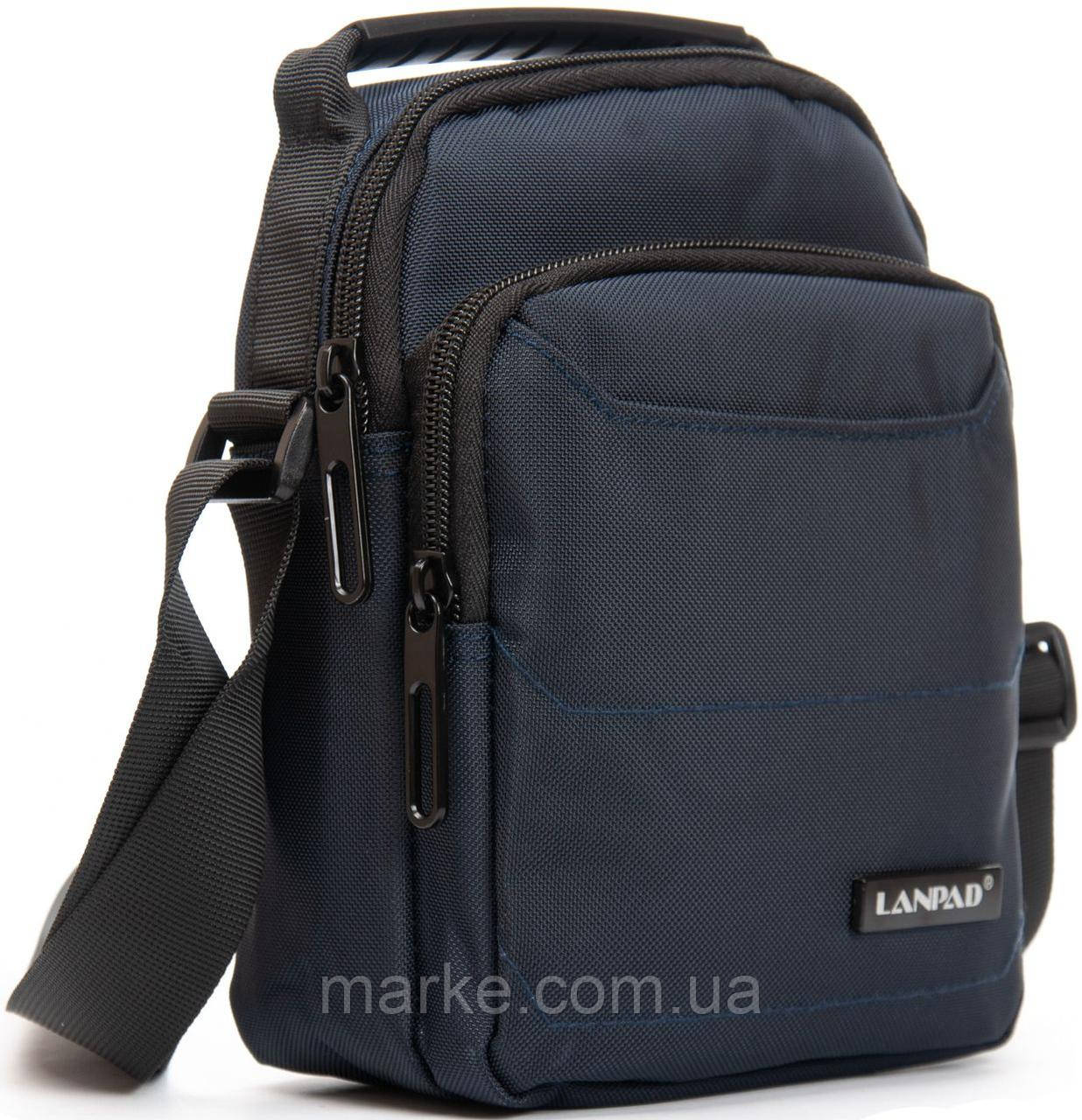 Сумка на плечо Lanpad мужская синяя