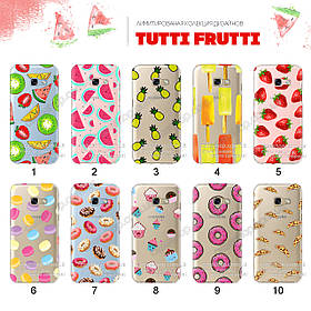 Ультратонкий прозорий чохол з малюнком для Samsung Galaxy A3 2017 A320f (80 дизайнів)