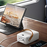 REMAX потужний повербанк 80000 мА·год (27 Вт + 22.5 Вт) з 4 виходами, PD/QC та ліхтарем, білий, фото 2