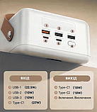 REMAX потужний повербанк 80000 мА·год (27 Вт + 22.5 Вт) з 4 виходами, PD/QC та ліхтарем, білий, фото 5