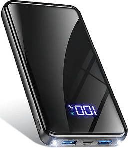 YILANS - Павербанк з швидкою зарядкою 20000 мА·год, портативний зарядний пристрій з 3 активними портами