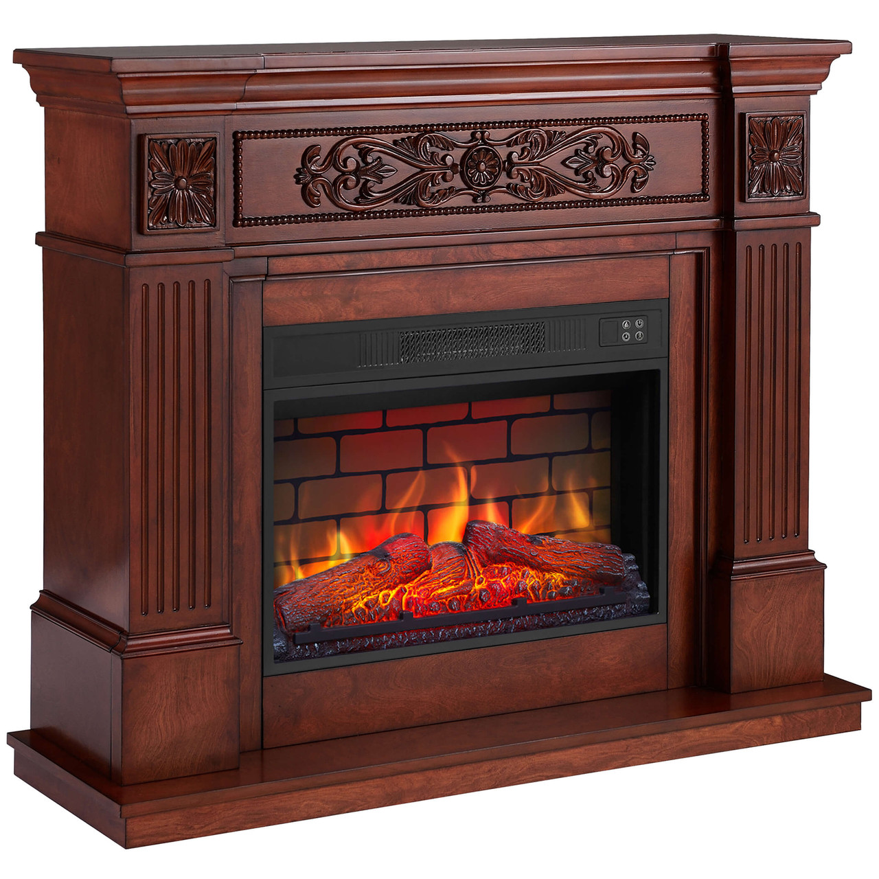 Камінокомплект ArtiFlame Toscana AF23BS дуб з обігрівом і звуком горіння вогню, фото 1