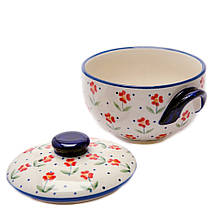 Піала з кришкою 0,5 л Red Flowers, фото 5