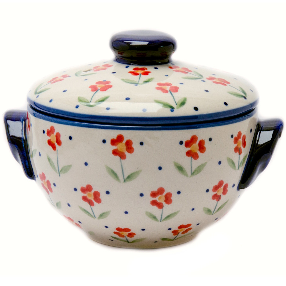 Піала з кришкою 0,5 л Red Flowers