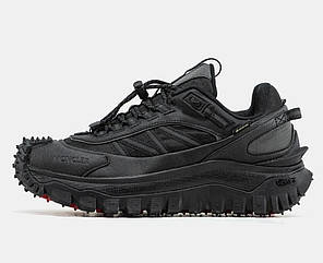 Кросівки Moncler Trailgrip GTX Black (чорні, чоловічі, водонепроникні)