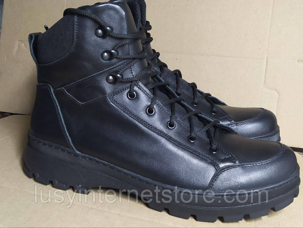Черевики зимові чоловічі шкіряні від виробника модель СЛ25-26-3, фото 1