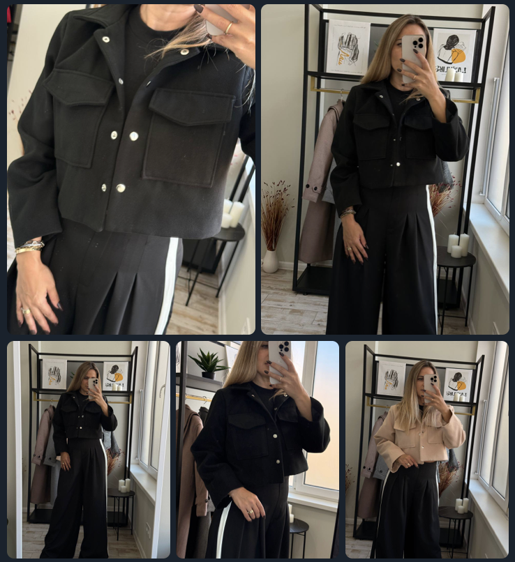 Стильний жіночий бомбер з м’якого кашеміру на підкладці Модель: 1554-1212 Кольори: беж, чорний, сірий, фото 1