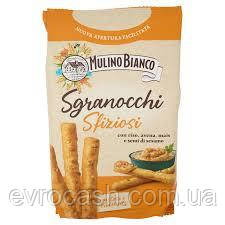Хлібні палички Mulino Bianco Sgranocchi Sfiziosi з конжутом 210 гр, фото 1