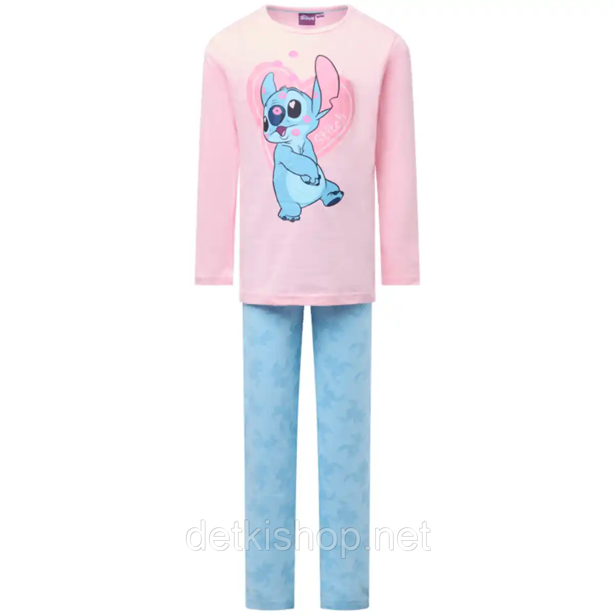 Бавовняна піжама для дівчинки Disney Ліло і Стіч 110-116 см (5-6Y)