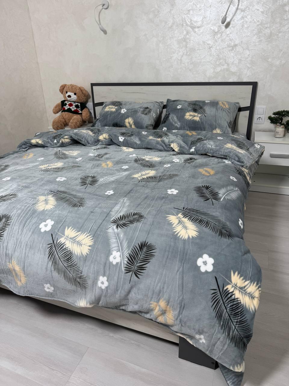 Велюрова постільна білизна Півтораспальний