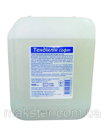 Тендіклін Софт (Bode Chemie) рідке мило-дезінфектор для рук і шкіри, 5 л, фото 1