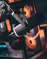 Мікрофон Fifine AM8 XLR/USB Студійний динамічний мікрофон з RGB-підсвічуванням