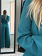 Костюм-трійка: топ, штани та піджак Модель: 1554-1176 Тканина: костюмка Кольори: чорний, молочний, капучино, темно-синій, ізумруд, фото 5