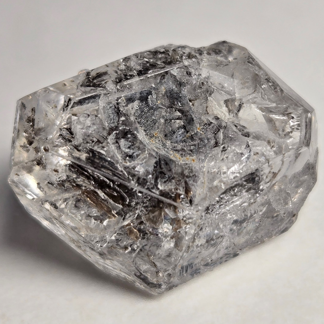 Діамантовий кварц херкімер необроблений кристал 41 ct колекція мінералів жіноча прикраса, фото 1