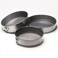 Набір роз ємних форм для випікання 3 шт (Ø24 / 26 / 28 см), антипригарне покриття