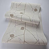 Шпалери вінілові на флізеліні 0.53 × 10.05 м Marburg 57844, бежеві для спальні, вітальні, коридору, фото 6