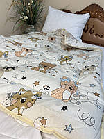 Дитяча ковдра з овечої вовни (різні кольори)110*140