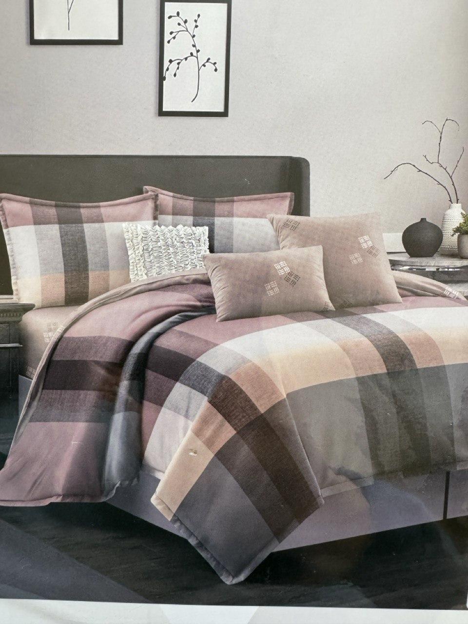 Фланелева постільна білизна євро розмір/Комплект постільної білизни/постільна білизна, фото 1