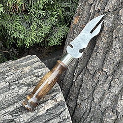 Вилка Mzavod з дерев'яною ручкою для зняття м'яса 280х2мм ретро