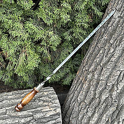 Шампур Mzavod з дерев'яною ручкою 630х12х3мм ретро