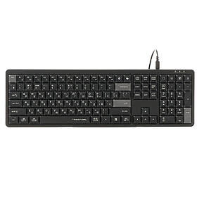 Клавіатура дротова з ножичним перемикачем A4Tech FX55 (Black) - MegaLavka