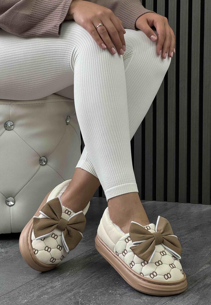 Черевики жіночі зимові 12 пар у ящику бежевого кольору 36-41, фото 1