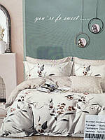 Комплект фланелевого двоспального постільної білизни
