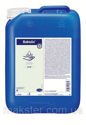 Бактолін Пур (Bode Chemie) засіб для очищення та догляду за шкірою рук і тіла, 5 л, фото 1