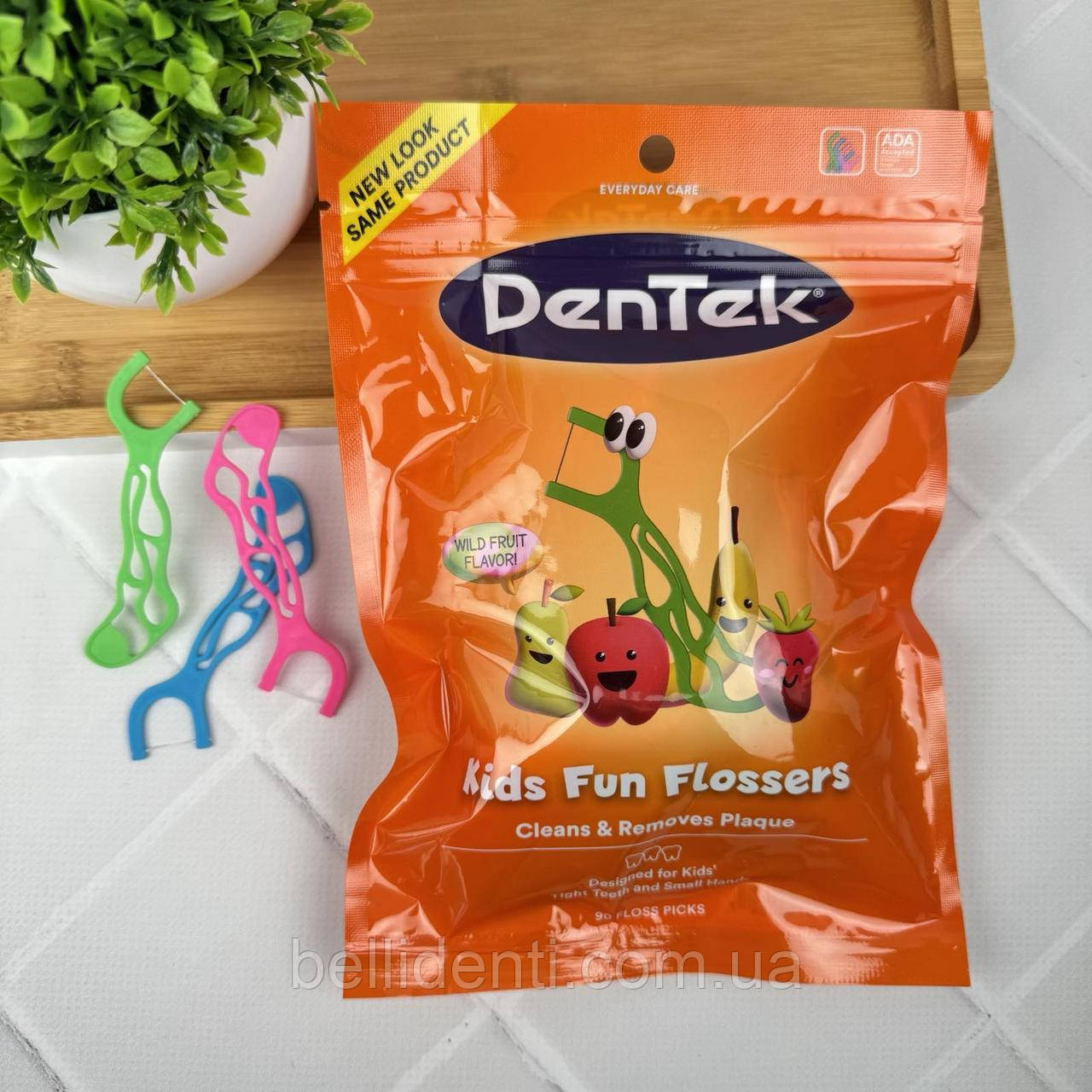 Дитячі флоси DenTek Kids, 90 шт