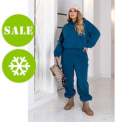 Теплий спортивний костюм зі штанами карго "Human" | Батал | Розпродаж моделі