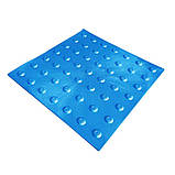 Тактильна плитка поліуретанова "Конус" 400х400х3 (синя) (323-5828), фото 2