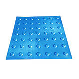 Тактильна плитка поліуретанова "Конус" 400х400х3 (синя) (323-5828), фото 3