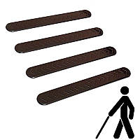 Тактильний індикатор "Смуга" самоклеючий 280 мм (чорний) (1шт) (323-5810)