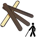 Тактильний індикатор "Смуга" самоклеючий 280 мм (чорний) (1шт) (323-5810), фото 2