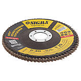 Круг пелюстковий торцевий Т29 (конічний) Ø 125 мм P40 SIGMA (9172621), фото 3