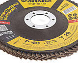 Круг пелюстковий торцевий Т29 (конічний) Ø 125 мм P40 SIGMA (9172621), фото 5