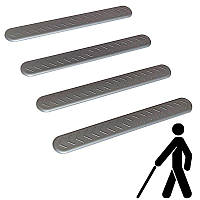 Тактильний індикатор "Смуга" самоклеючий 280 мм (сірий) (1шт) (323-5809)