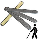 Тактильний індикатор "Смуга" самоклеючий 280 мм (сірий) (1шт) (323-5809), фото 2