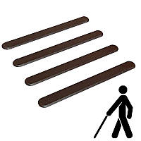 Тактильний індикатор гнучкий самоклеючий "Смуга" (чорний) 315 мм (323-5808)