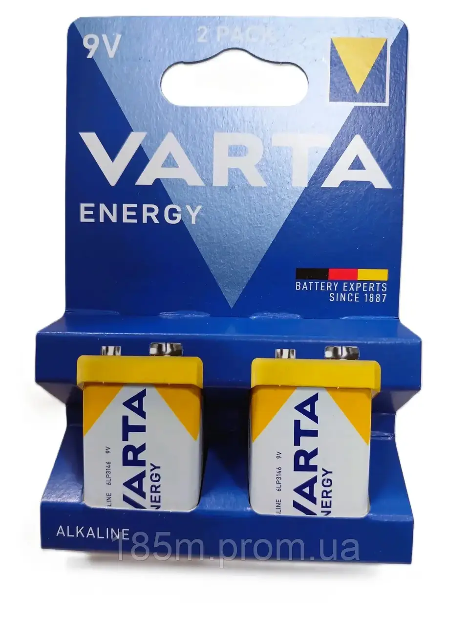 Батарейка VARTA 6LR61 04122 ENERGY 2BL, фото 1