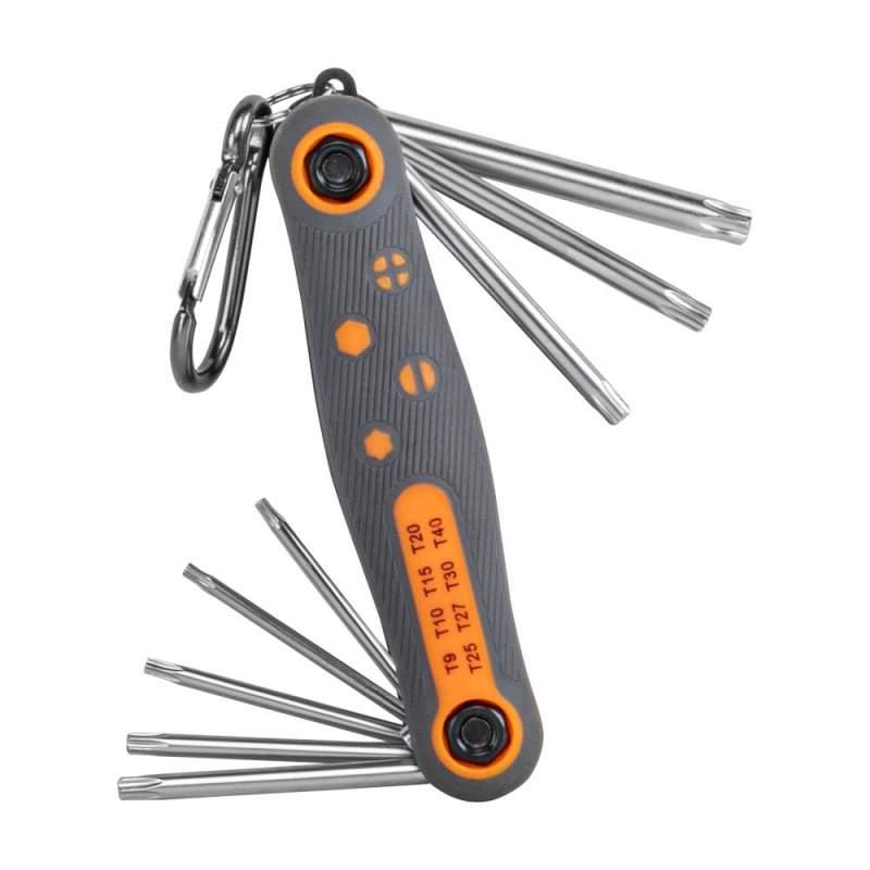 Складний набір шестигранних ключів, TORX 9 - 40, 8 шт. / короткі, DIY-HKTSET1