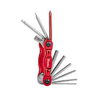 Велосипедний мультитул, складаний набір ключів у футлярі, 10 шт., короткі, DIY-BA1011