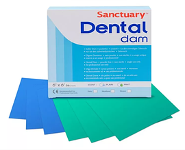 Платки для раббердама Dental Dam зелені Sanctuary