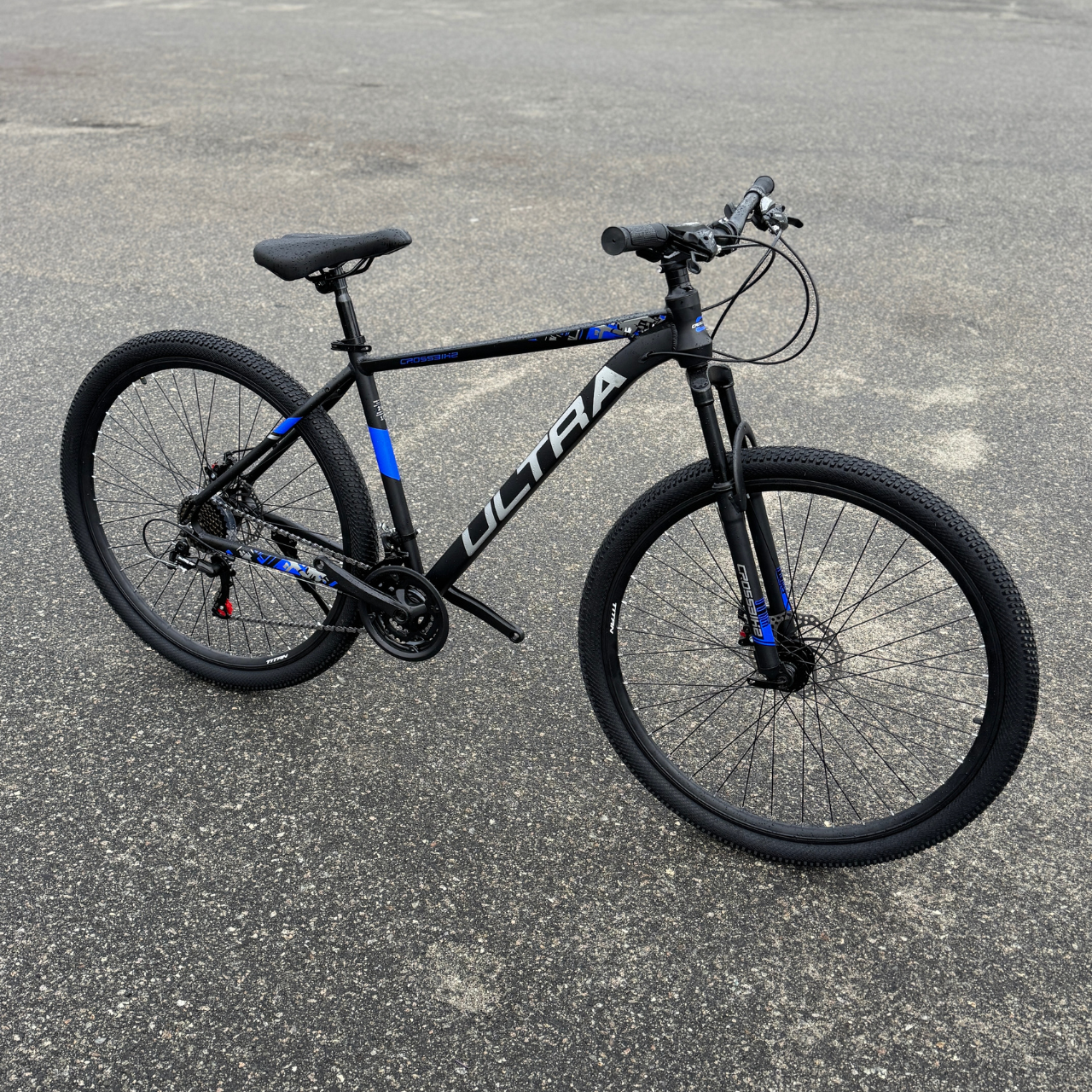 Велосипед CrossBike 29" Ultra 2025 Рама 19" black-blue